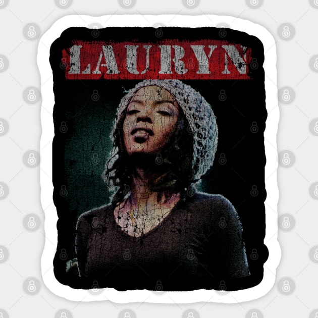 TEXTURE ART - Lauryn Hill Sticker by ZiziVintage